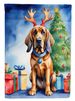 Bloodhound Christmas Reindeer Garden Flag Mailbox Flag Decorative Yard Flag Banner Outside Patio Artwork Yard Flower Beds, Garden Size, Multicolor_maomaolike.com