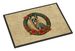 Chinese Crested Christmas Flowers Doormat Front Door Mat Indoor Outdoor Rugs For Entryway, Non Slip Washable Low Pile, 24H X 36W_maomaolike.com