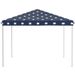 Outsunny 10' X 10' Pop Up Canopy Tent With Netting, Instant Gazebo, Ez Up Screen House Room With Carry Bag, Height Adjustable, For Outdoor, Garden, Patio, American Flag_maomaolike.com