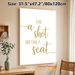 Witty Quote Typography Painting Poster, Elegant Gold Script Lettering Poster, Humorous Quote Design Ideal For Home Bar, Dining Space Decor_maomaolike.com