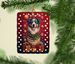 Australian Shepherd Holiday Christmas Porcelain Ornament Christmas Tree Hanging Decorations For Home Christmas Holiday, Rectangle, Gift, Multicolor_maomaolike.com