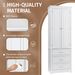 Tall Storage Cabinet With Three Drawers For Bathroom/Office_maomaolike.com
