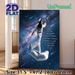 Wishbone Themed Painting Poster, Dreamy Cosmic Sailor Scene Poster, Unique Tracklist Design, Ideal For Bedroom And Music Studio_maomaolike.com
