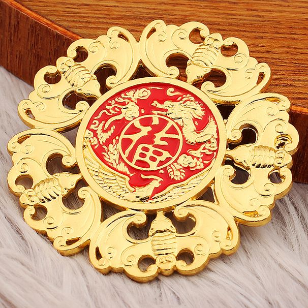 Five Alloy Keychain Bat Eight Blessings Necklace Pendant Men And Women Bag Decoration Gift Wholesale_maomaolike.com