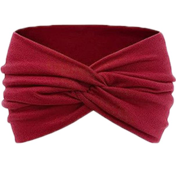 Wide-brimmed women's sports headband Sweat-absorbing retro European and American hair accessories big head women's headband wholesale_maomaolike.com