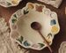 Handmade Floral And Bird Pattern Coarse Pottery Underglaze Retro High-Value Dessert Fruit Yogurt Bowl Birthday Gift_maomaolike.com