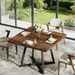 Square Dining Table, Wood Kitchen Table For 4_maomaolike.com