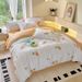 Manufacturer Wholesale Four Seasons 13376 Pure Cotton Printed Four-Piece All-Cotton Fresh Skin-Friendly Single Bed Three-Piece Set_maomaolike.com