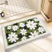 Simple Dirty And Dustproof Wear Resistant Fresh Flower Bathroom Toilet Cashmere Floor Mat Room Doorway Decorative Floor Mat Home Decor Dekoarredamento_maomaolike.com
