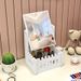 Makeup Desktop Dressing Ins Internet Celebrity Cosmetic Storage Box Home Dormitory Reversible Beauty Mirror_maomaolike.com