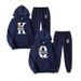 2024 New Men's Sweater KING QUEEN Loose Casual Hooded Printed Couple Set_maomaolike.com