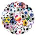 60 pieces of football stickers to decorate notebooks, skateboards, luggage, cars, graffiti sports football stickers_maomaolike.com