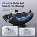 Massage Chair Full Body, Zero Gravity SL-Track Shiatsu Massage Recliner Chair With Body Scan, Airbags, Foot Rollers, Deep Yoga Stretch, Heating (Black)_maomaolike.com