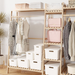 Plastic Box Elevated Miscellaneous Storage Bin Rectangular Large Capacity Dormitory Student Multifunctional Turnover_maomaolike.com