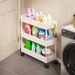 Narrow Rack Behind The Door, Storage Artifact, Floor Standing Trolley, Bathroom Toilet Gap, Home Multi Layer Rack_maomaolike.com