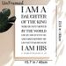 Bible Verse Painting Poster, Minimalist Black Typographic "Daughter Of The King" Scripture Poster, Inspirational Spiritual Decor Idea For Bedroom_maomaolike.com