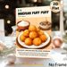Nigerian Puff Puff Painting Poster, Vibrant Illustrated Culinary Poster, Showcases Authentic West African Snack Details, Ideal For Kitchen And Dining_maomaolike.com