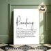 Reading Definition Painting Poster, Minimalist Elegant Typographic Poster, Inspirational Literary-themed Decor Ideal For Library, Study Room And_maomaolike.com