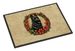 Belgian Sheepdog Christmas Flowers Doormat Front Door Mat Indoor Outdoor Rugs For Entryway, Non Slip Washable Low Pile, 24H X 36W_maomaolike.com