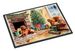 Nova Scotia Duck Tolling Retriever Cozy Christmas Doormat Front Door Mat Indoor Outdoor Rugs For Entryway, Non Slip Washable Low Pile, 24H X 36W_maomaolike.com
