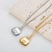 Stainless Steel Heart-shaped Pendant Necklace Metal Waterproof Jewelry For Women_maomaolike.com