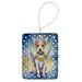Fox Terrier My Angel Porcelain Ornament Christmas Tree Hanging Decorations For Home Christmas Holiday, Rectangle, Gift, Multicolor_maomaolike.com