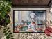 Bedlington Terrier The Chef Doormat Front Door Mat Indoor Outdoor Rugs For Entryway, Non Slip Washable Low Pile, 24H X 36W_maomaolike.com