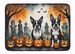 Boston Terrier Spooky Halloween Memory Foam Kitchen Mat Machine Washable Anti-Fatigue Mat Cushion Comfort Bath Mat Or Kitchen Rug_maomaolike.com