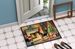 Airedale Terrier Cozy Christmas Doormat Front Door Mat Indoor Outdoor Rugs For Entryway, Non Slip Washable Low Pile, 24H X 36W_maomaolike.com