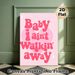 Retro Love Quote Painting Poster, Soft Pink Groovy Typographic Poster With Heart Accent, Warm Romantic Vibe Ideal For Bedroom, Living Room Wall Decor_maomaolike.com