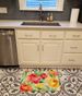 Ranunculus In Watercolor Memory Foam Kitchen Mat Machine Washable Anti-Fatigue Mat Cushion Comfort Bath Mat Or Kitchen Rug_maomaolike.com