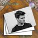 Monochrome Portrait Painting Poster, Minimalist Black-and-White Young Man Portrait Poster, Elegant Understated Wall Decor Ideal For Bedroom, Living_maomaolike.com