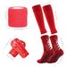 adult men and women non slip glue football socks combination set leg guards socks straps_maomaolike.com