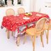 Creative Printing Tablecloth Table Runner Christmas Desktop Decoration Supplies_maomaolike.com