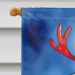 Wheaten Terrier Christmas Reindeer House Flag Large Porch Sleeve Pole Decorative Outside Yard Banner Artwork Wall Hanging, Polyester, House Size, Multicolor_maomaolike.com