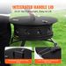 VEVOR Propane Fire Pit 24' Outdoor Portable Gas Fire Pit For Heating 58000 BTU_maomaolike.com