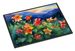 Colorado Rocky Mountain Columbine In Watercolor Doormat Front Door Mat Indoor Outdoor Rugs For Entryway, Non Slip Washable Low Pile, 24H X 36W_maomaolike.com