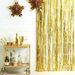 12 Pack Gold Foil Tassel Backdrop Curtains, Tinsel Streamers Birthday Party Decoration, Graduation Tassel Backdrop, Baby Shower, Gender Reveal, Disco Party_maomaolike.com