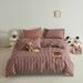 Wholesale INS Girl Heart Cute Cartoon Towel Embroidered Pure Cotton Four-Piece Set Soft All-Cotton Double Layer Yarn 4-Piece Beddi_maomaolike.com