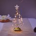 Christmas Festival Gift Luminous Crystal Christmas Tree – Electroplated Iron Holiday Decor (Night Light & Gift Ready)_maomaolike.com