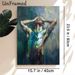 Abstract Male Figure Painting Poster, Vibrant Impasto-style Emotional Half-Nude Figure Poster, Bold Expressive Color Strokes To Add Dramatic Artistic_maomaolike.com