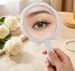 European Retro Flower Pattern Handheld Makeup Mirror, Mini Compact Rose Design Pocket Mirror, Portable Cosmetic Beauty Mirror For Daily Travel
_maomaolike.com