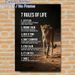 7 Rules Of Life & Cheetah Painting Poster, Inspirational Realistic Wild Cheetah Scene Poster, Motivational Life Guidance Decor For Home Office, Living_maomaolike.com