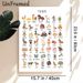 Farm Themed Painting Poster, Cute Cartoon Farm Elements Poster, Informative Design For Learning Farm-related Items, Ideal For Home, Study Area_maomaolike.com