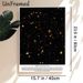 Hubble Ultra-Deep Field Space Galaxy Painting Poster, Vivid Cosmic Scene With Distant Galaxies Poster, Informative Astronomical Decor Ideal For Home_maomaolike.com