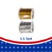 Dual-Color Christmas Ribbon Rolls - 12-Ply Gold And Silver Hollow Ribbon Spools_maomaolike.com