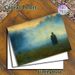 Misty Wilderness Figure Painting Poster, Soft-toned Hazy Atmospheric Scene Poster, Calming Mood-enhancing Decor Ideal For Living Room, Study Space_maomaolike.com