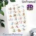 German Animal Alphabet Painting Poster, Soft Watercolor Cute Animal & Letter Poster, Assists With German Alphabet Learning, Ideal For Study Room_maomaolike.com