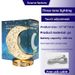 LED Star Moon Rechargeable Touch Bedroom Bedside Gift Small Desk Lamp Modern Simple Decoration_maomaolike.com
