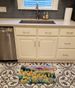 New Mexico Yucca Flower In Watercolor Memory Foam Kitchen Mat Machine Washable Anti-Fatigue Mat Cushion Comfort Bath Mat Or Kitchen Rug_maomaolike.com